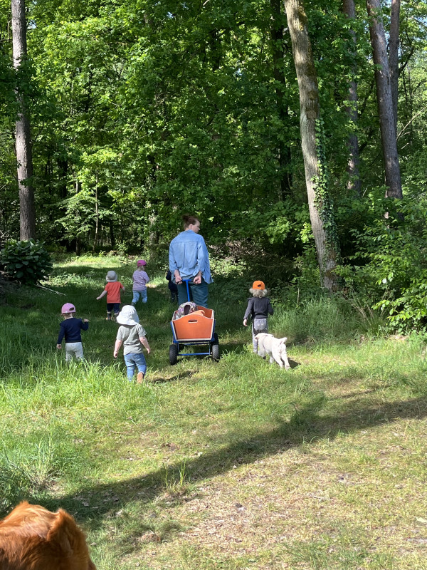 Auf dem Weg zum Waldspielplatz 🌳